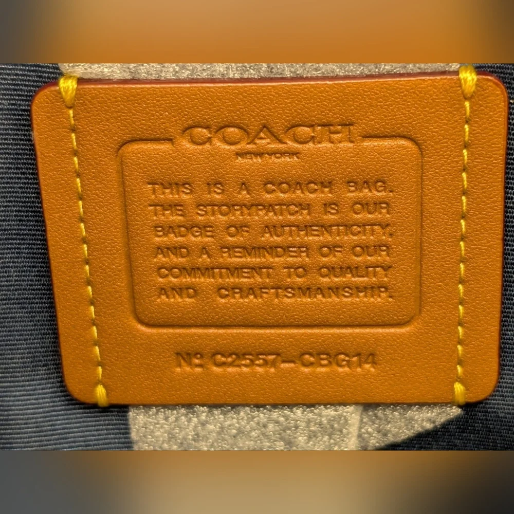 Coach Wyatt Crossbody Bag - NWT - Denim/Blue 7.75x4.5 Inches - Picture 2 of 14